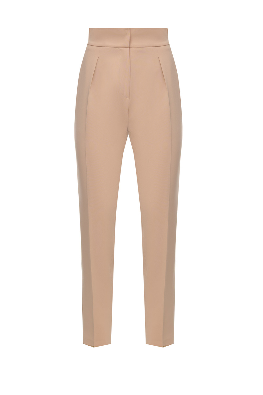 Однотонные брюки ARIEL|Основной цвет:Бежевый|Артикул:61360529 | Фото 1