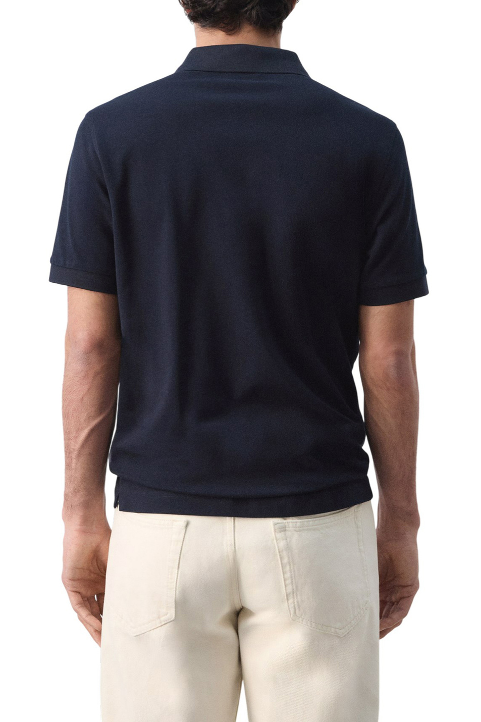 Мужской Mango Man Поло REA из хлопка (цвет ), артикул 27024427 | Фото 4