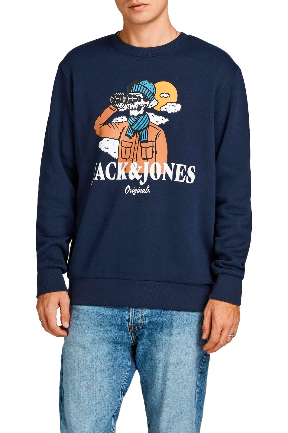 Мужской Jack & Jones Свитшот с принтом и логотипом (цвет ), артикул 12201510 | Фото 3