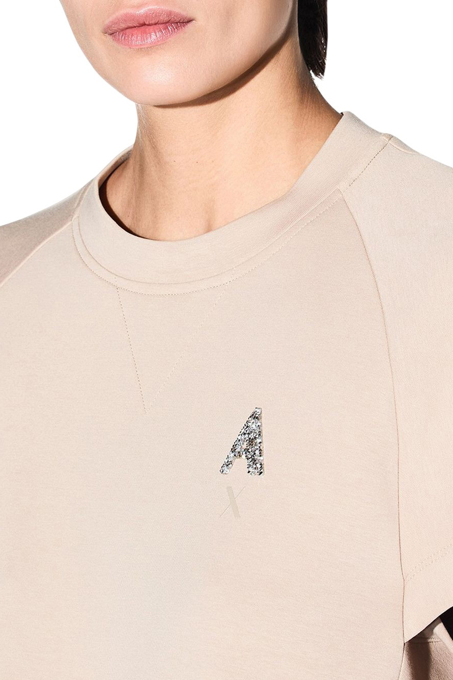 Женский Armani Exchange Свитшот с короткими рукавами (цвет ), артикул XW002050-AF21298 | Фото 5