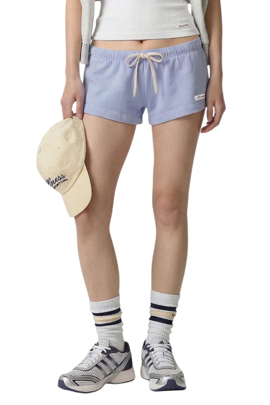 Женский Sporty & Rich Шорты Signature (цвет ), артикул SH07076326BL43 | Фото 4