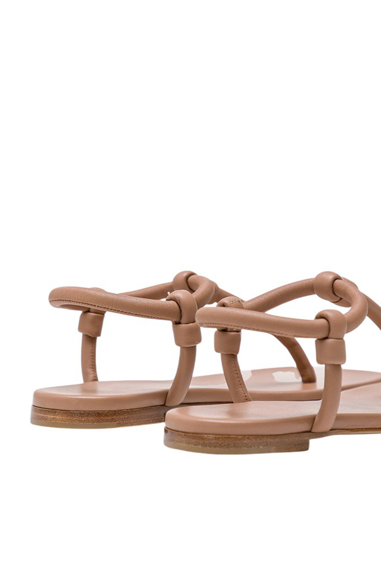 Женский Gianvito Rossi Сандалии Juno из натуральной кожи (цвет ), артикул G32395.05CUO.NAPPRAL | Фото 4