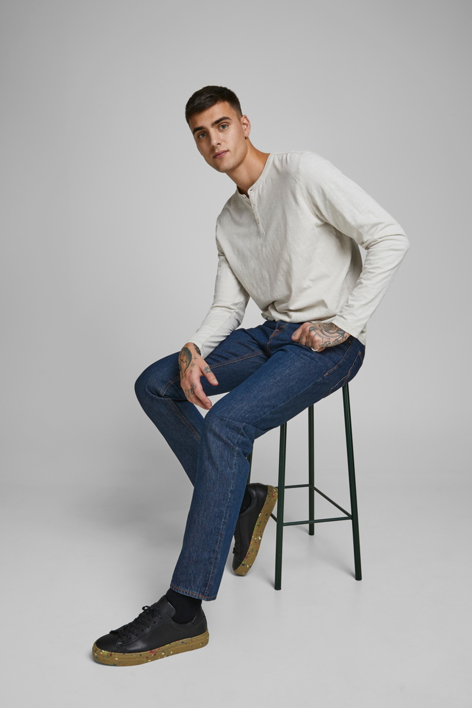 Мужской Jack & Jones Джинсы Mike Comfort fit (цвет ), артикул 12169091 | Фото 5