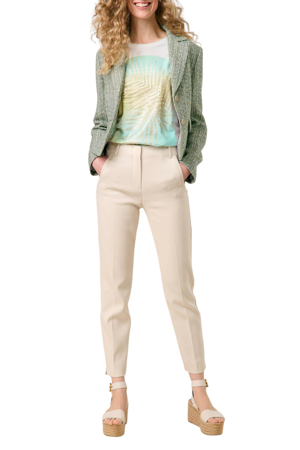 Женский Gerry Weber Брюки однотонные (цвет ), артикул 520033-31238 | Фото 3