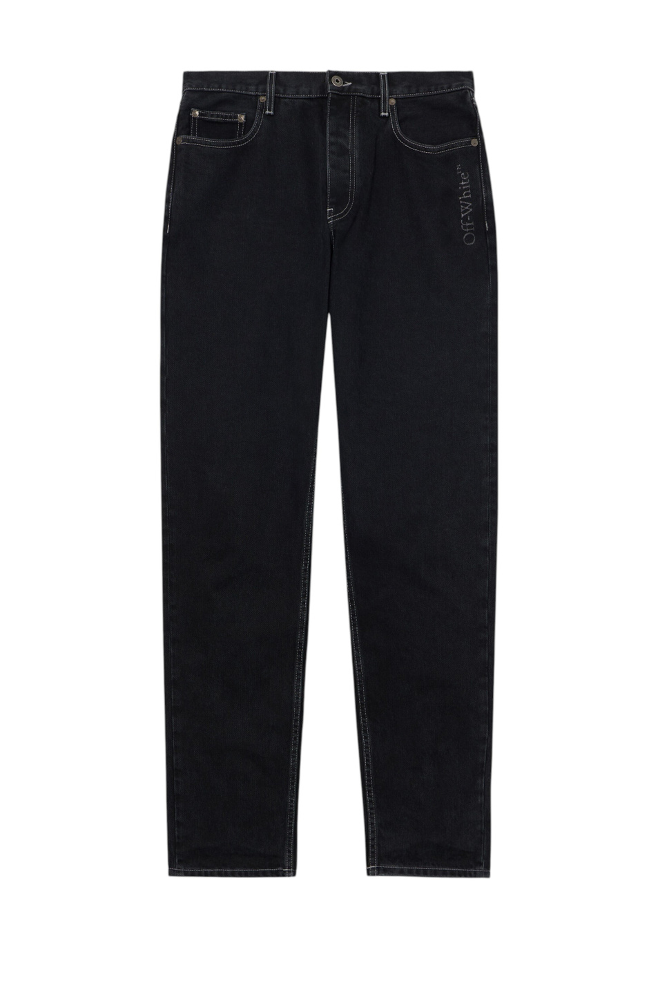Мужской Off-White Джинсы Half Arrow из хлопка (цвет ), артикул OMYA175S26DEN0010019 | Фото 1