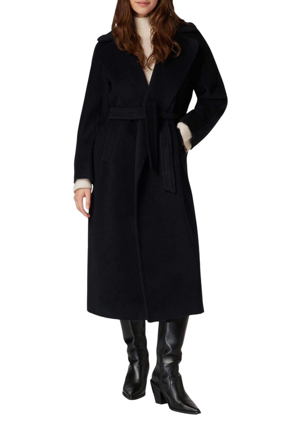 Женский Weekend Max Mara Пальто TEMPERA из смеси шерсти альпаки (цвет ), артикул 2525016082 | Фото 3