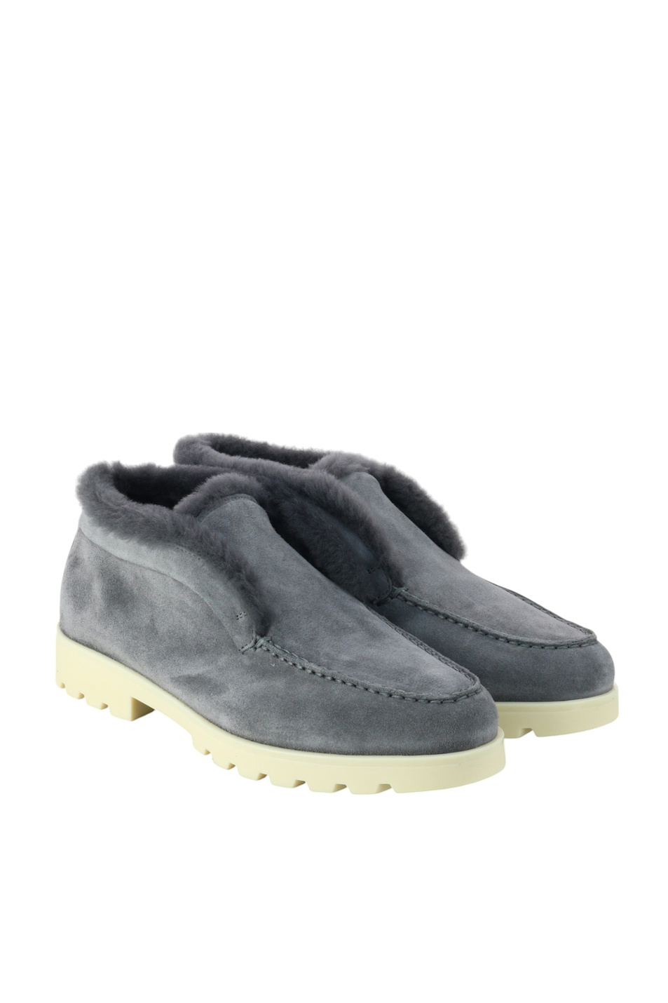 Женский Santoni Дезерты из натуральной замши (цвет ), артикул WUDR58457TIRAPFRG70 | Фото 3