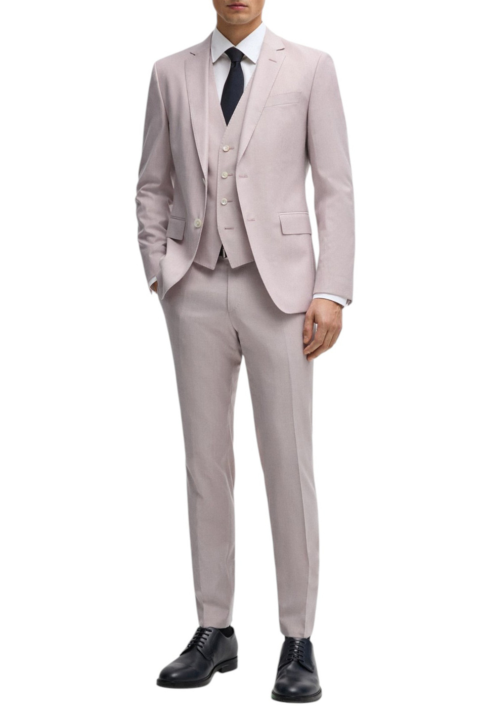 Мужской BOSS Рубашка из эластичного хлопка (цвет ), артикул 50469345 | Фото 2