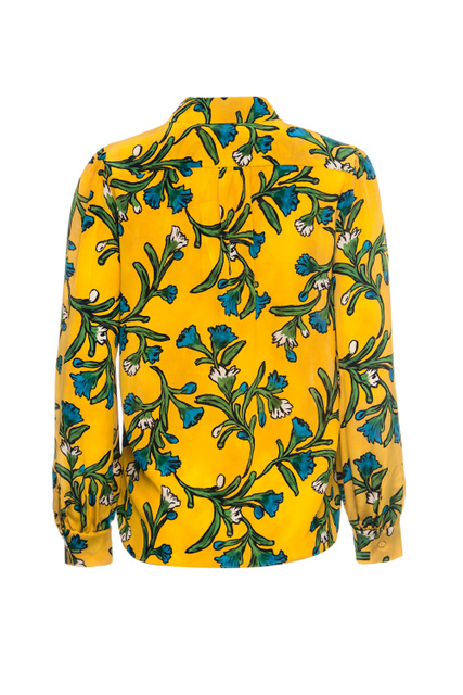 Блузка EPOPEA из шелка с принтом|Основной цвет:Мультиколор|Артикул:2351110737 | Фото 2