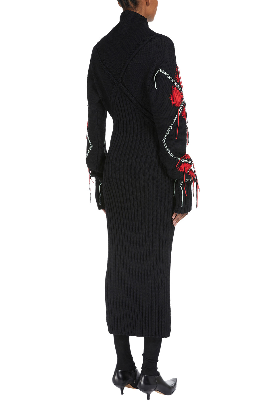 Женский Sportmax Платье ALETTA с бахромой и боковым разрезом (цвет ), артикул 23260523 | Фото 4
