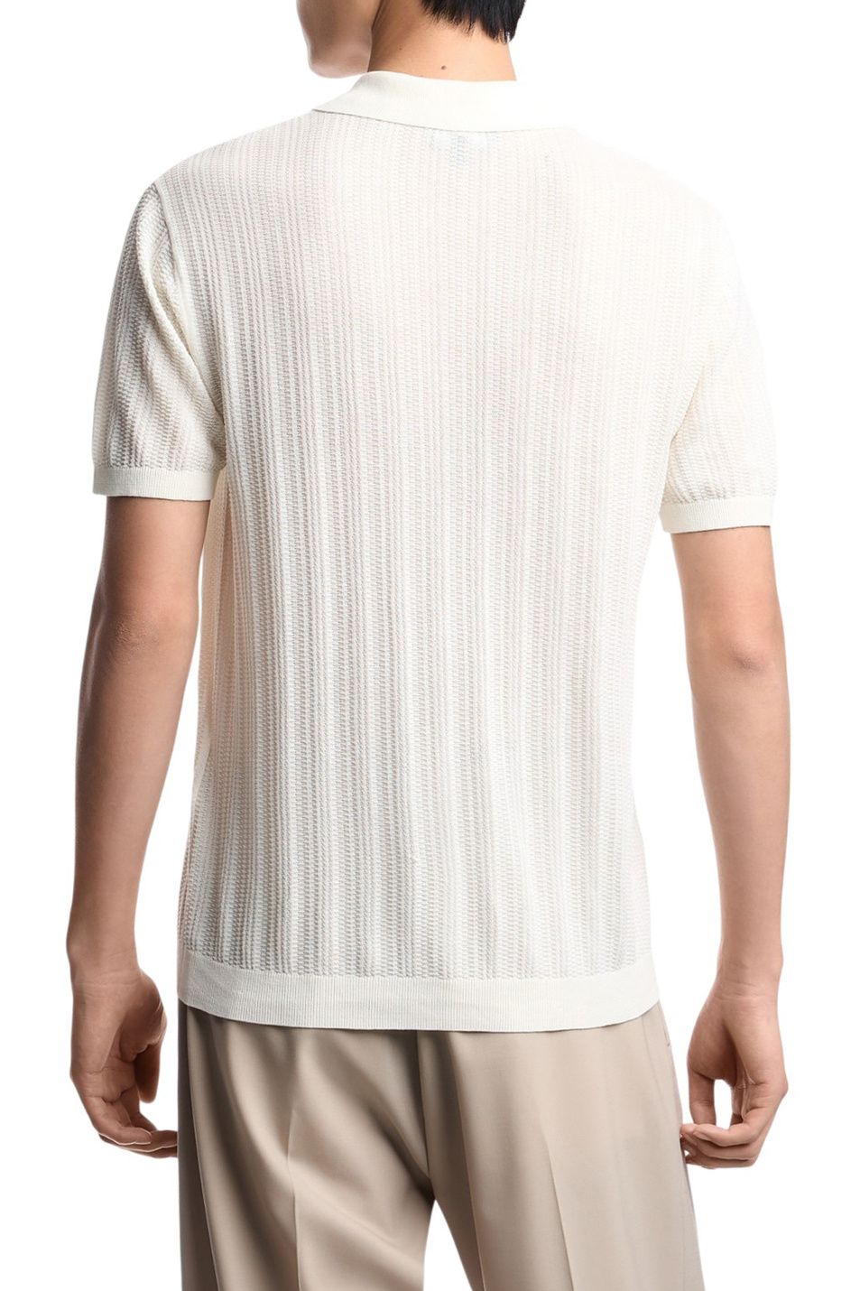 Мужской Emporio Armani Поло из хлопка (цвет ), артикул EM004305-AF23761 | Фото 4