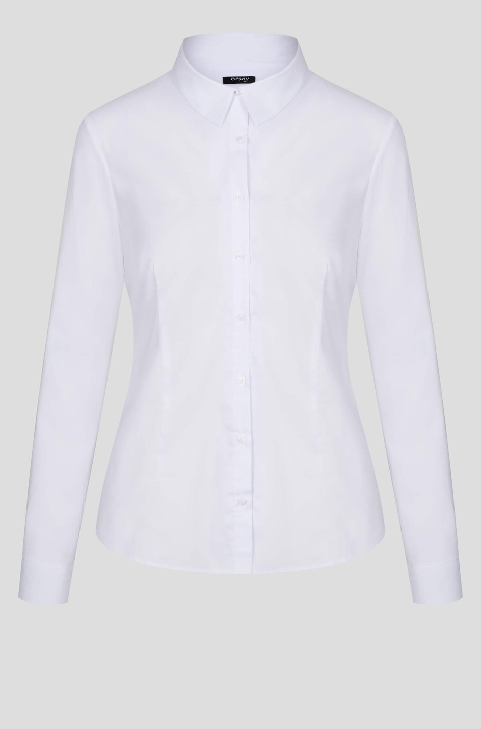 Orsay Приталенная рубашка из смесового хлопка (цвет ), артикул 690176 | Фото 1