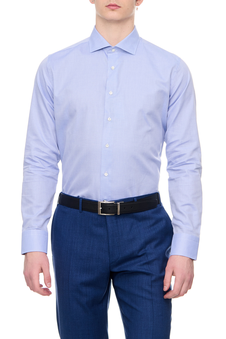 Мужской Canali Рубашка из натурального хлопка (цвет ), артикул N7C3GR02838 | Фото 1