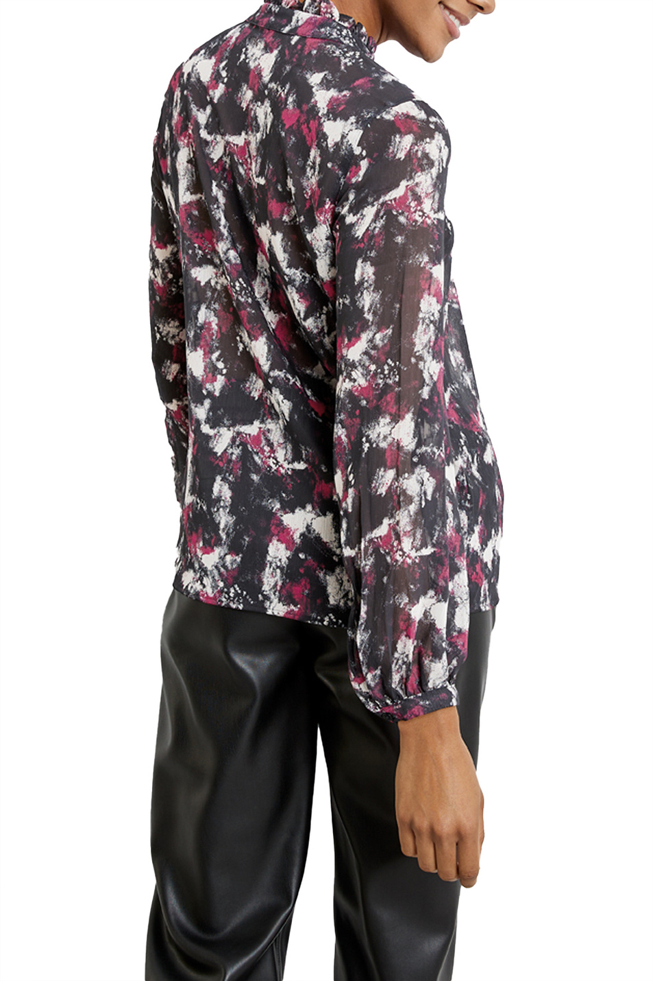 Женский Taifun Блузка с принтом и рюшами (цвет ), артикул 260025-11237 | Фото 4