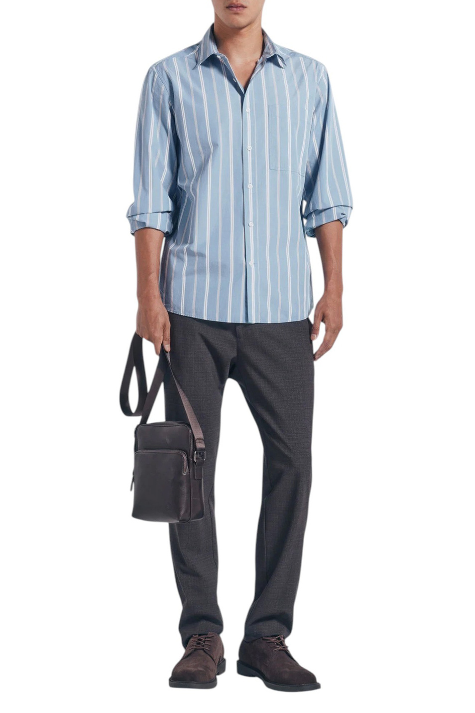 Мужской Springfield Рубашка из натурального хлопка (цвет ), артикул 0942551 | Фото 2