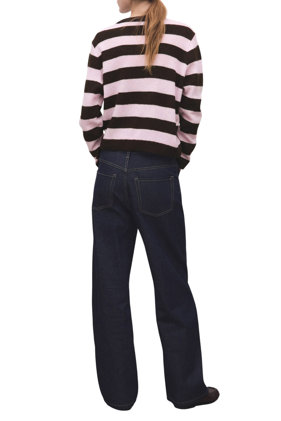 Женский Mango Свитер ARBOL в полоску (цвет ), артикул 27011310 | Фото 4