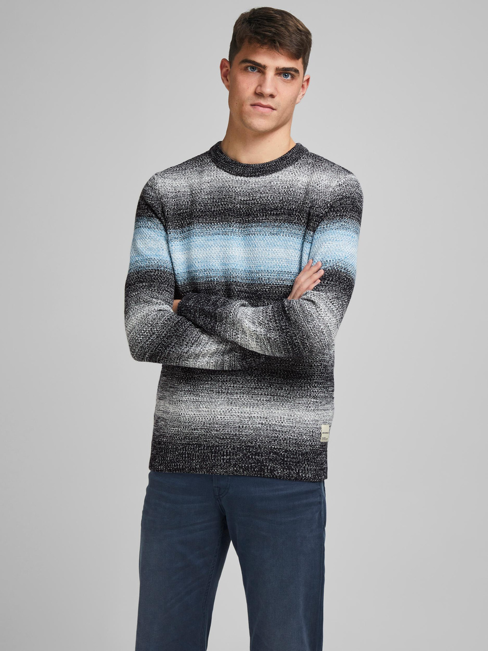 Мужской Jack & Jones Джемпер с градиентной расцветкой (цвет ), артикул 12186053 | Фото 3