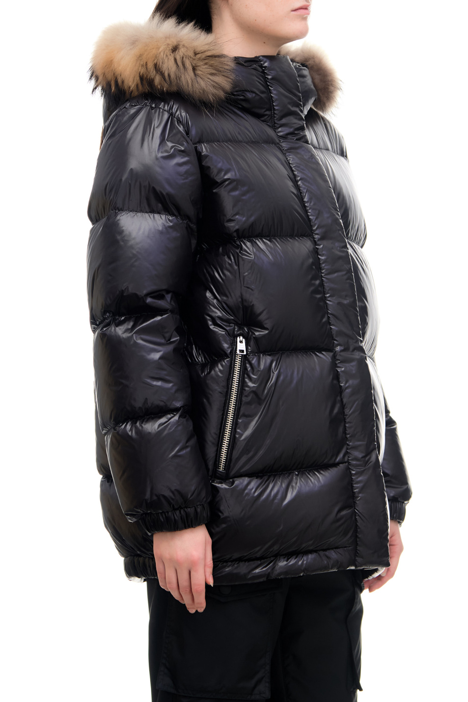 Женский Woolrich Стеганая куртка ALIQUIPPA с мехом на капюшоне (цвет ), артикул CFWWOU0805FRUT3085 | Фото 6