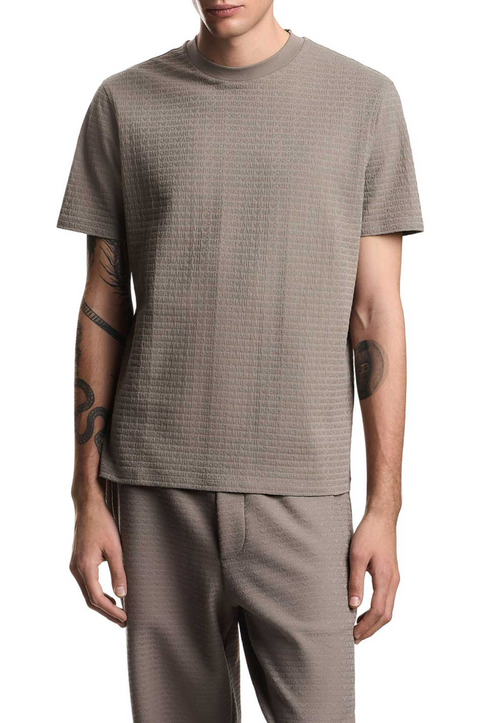 Мужской Emporio Armani Футболка из хлопка (цвет ), артикул EM004594-AF10762 | Фото 3