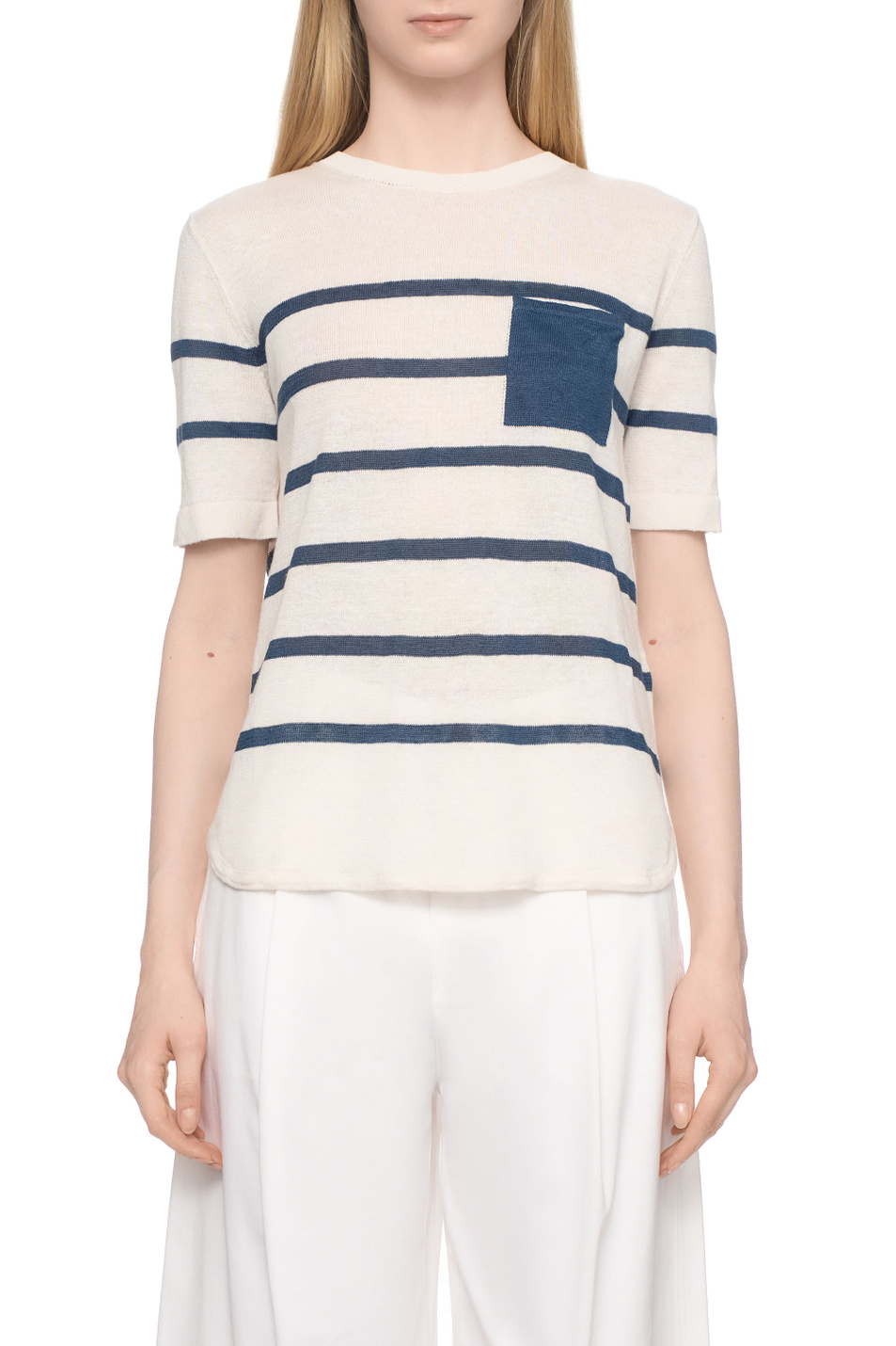 Женский Max Mara Джемпер LODOLA из льна (цвет ), артикул 2519361093 | Фото 4