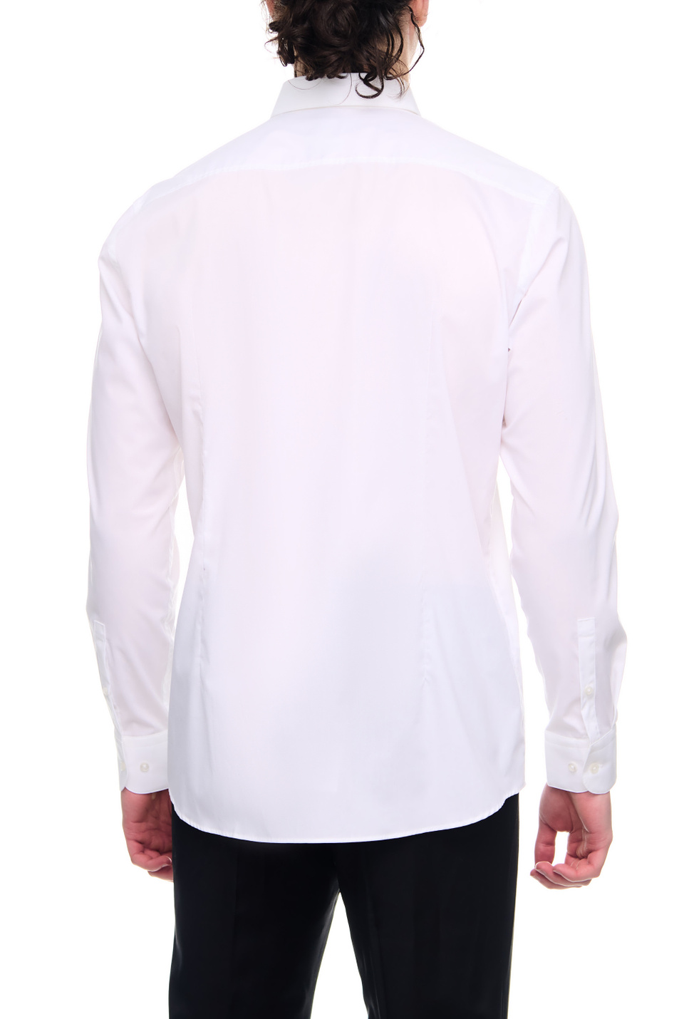 Мужской BOSS Рубашка из хлопкового поплина с потайной планкой на пуговицах (цвет ), артикул 50484505 | Фото 4