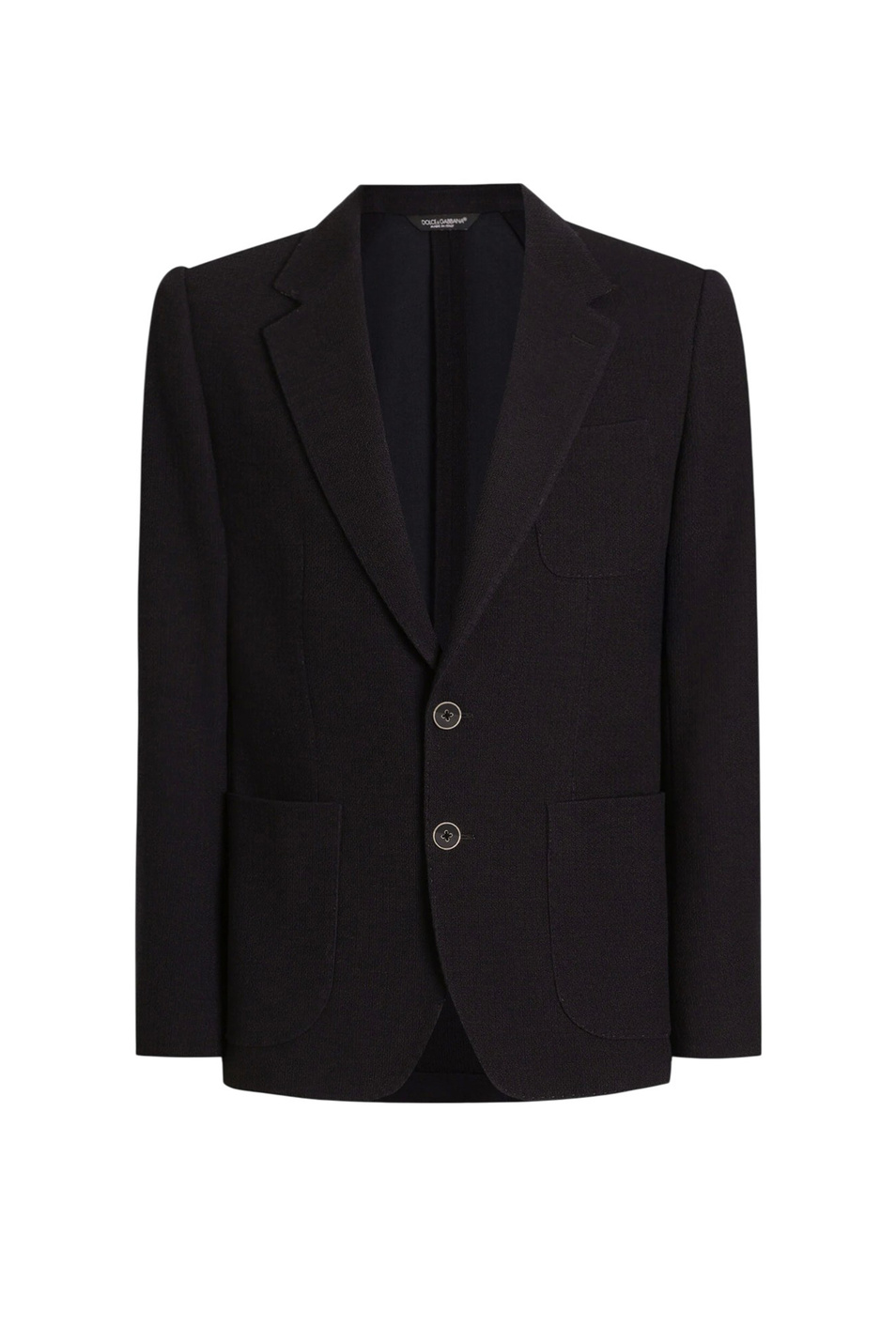 Пиджак из шерсти и хлопка|Основной цвет:Синий Мужской Dolce & Gabbana Пиджак из шерсти и хлопка (цвет ), артикул G2PT9T-HU7W2 | Фото 1
