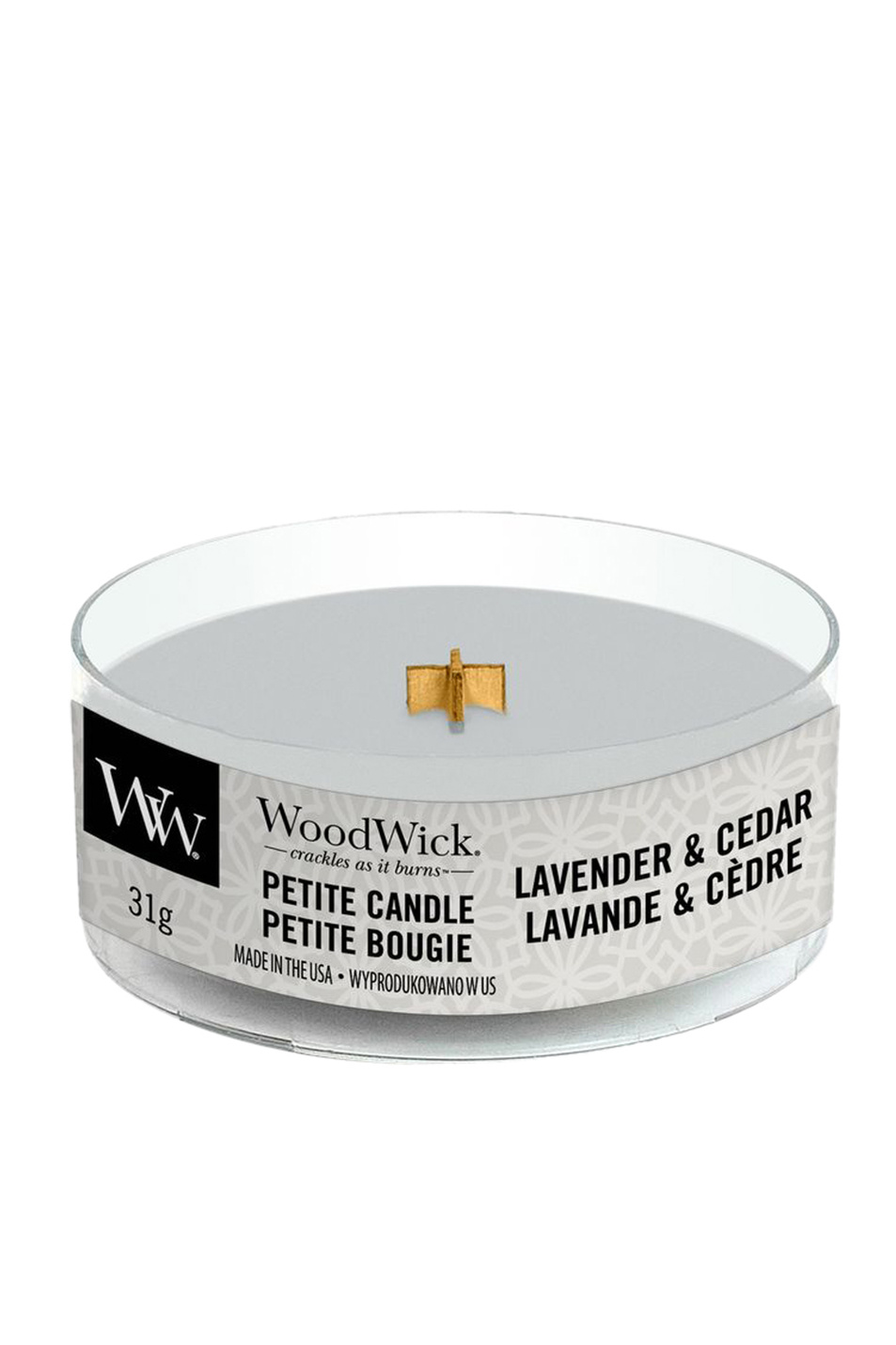 Не имеет пола Woodwick Свеча "Лаванда и кедр" (цвет ), артикул 1666254E | Фото 1