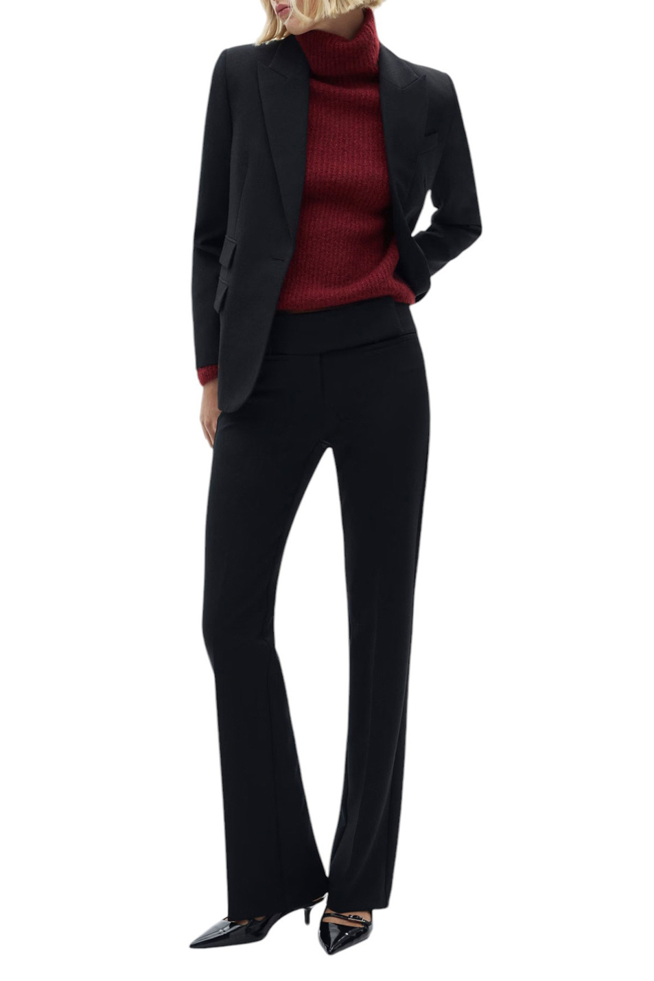 Женский Mango Свитер MOULIN однотонный (цвет ), артикул 77048277 | Фото 2