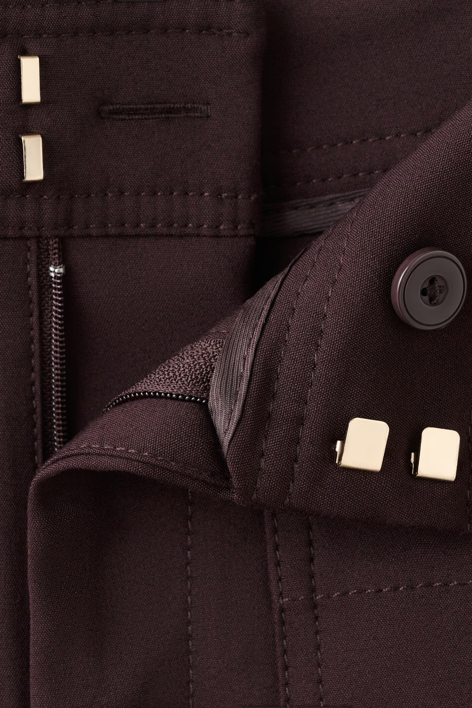 Женский Mango Брюки BUTTON прямого кроя (цвет ), артикул 27074094 | Фото 5