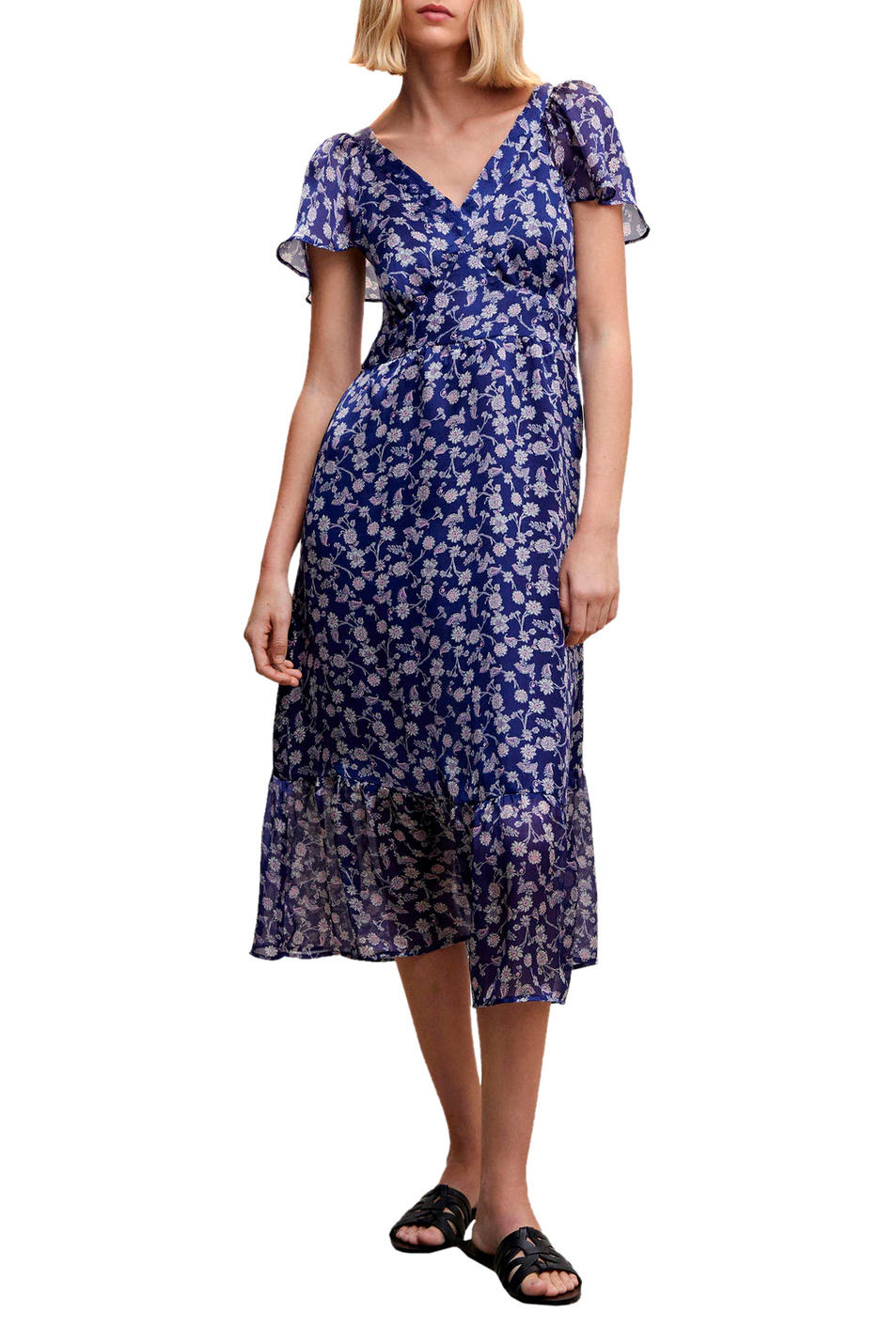 Женский Mango Платье FLORI с цветочным принтом (цвет ), артикул 47037125 | Фото 2
