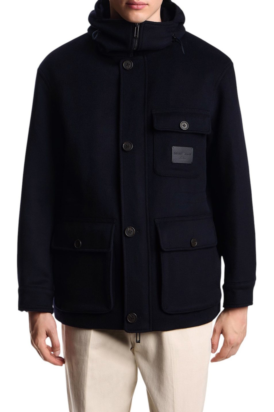 Мужской Emporio Armani Куртка из шерсти и кашемира (цвет ), артикул EM003183-AF18229 | Фото 3