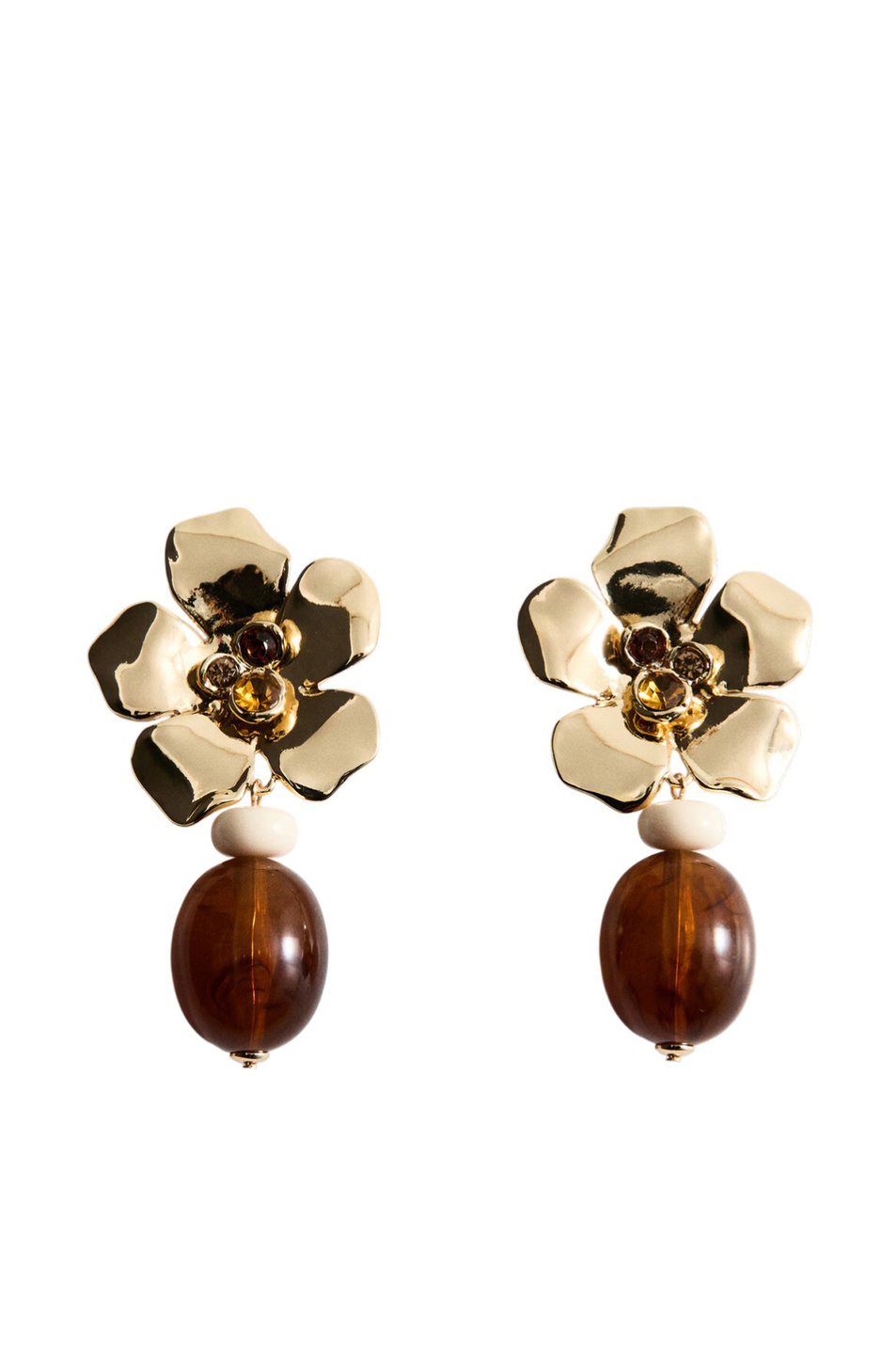 Женский Mango Серьги в форме цветка MICHELLE (цвет ), артикул 27015984 | Фото 1