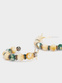 Parfois Серьги-кольца с цветными бусинами (Мультиколор цвет), артикул 180579 | Фото 2
