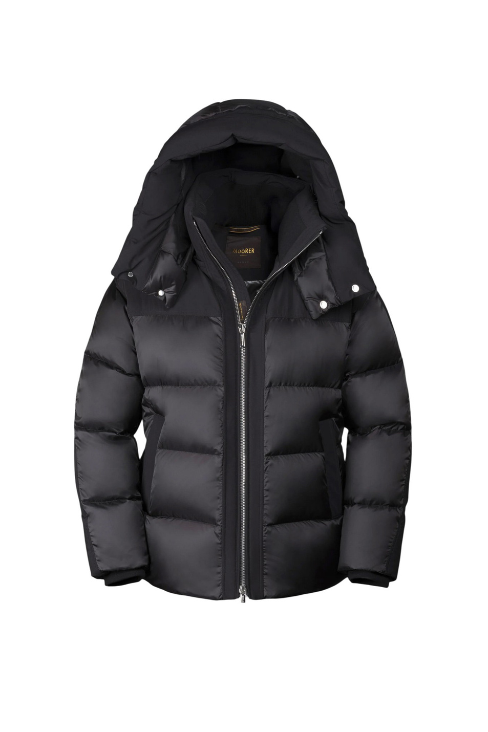 Куртка AGORDO-SHK с пуховым наполнителем|Основной цвет:Черный Мужской MooRER Куртка AGORDO-SHK с пуховым наполнителем (цвет ), артикул MOUPI100034-TEPA206-AGORD | Фото 1