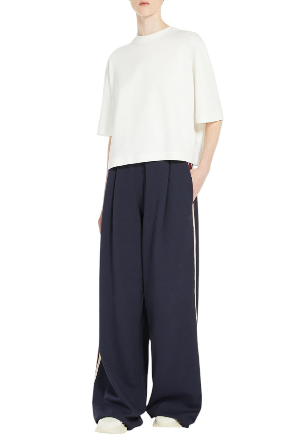 Женский Weekend Max Mara Футболка GEORGIA из хлопка и вискозы (цвет ), артикул 2515941021 | Фото 2