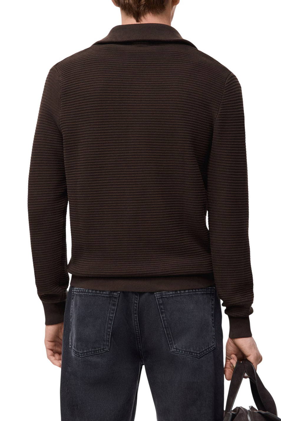 Мужской Mango Man Кардиган SALASZ с застежкой-молнией (цвет ), артикул 27081259 | Фото 4