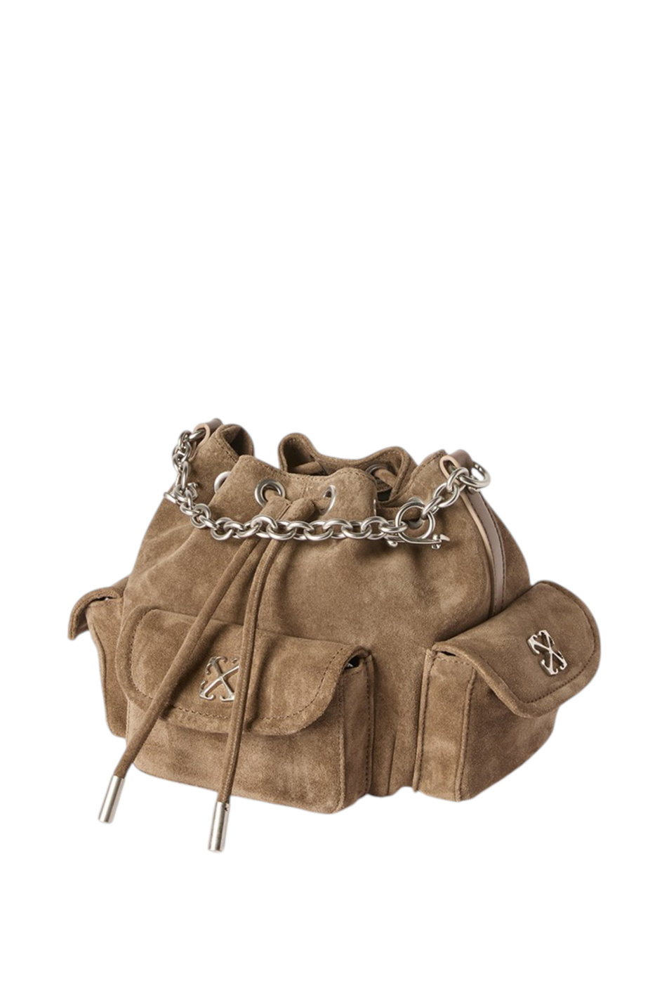 Женский Off-White Сумка Dumbo.B из натуральной замши (цвет ), артикул OWMY002S26LEA0016000 | Фото 2