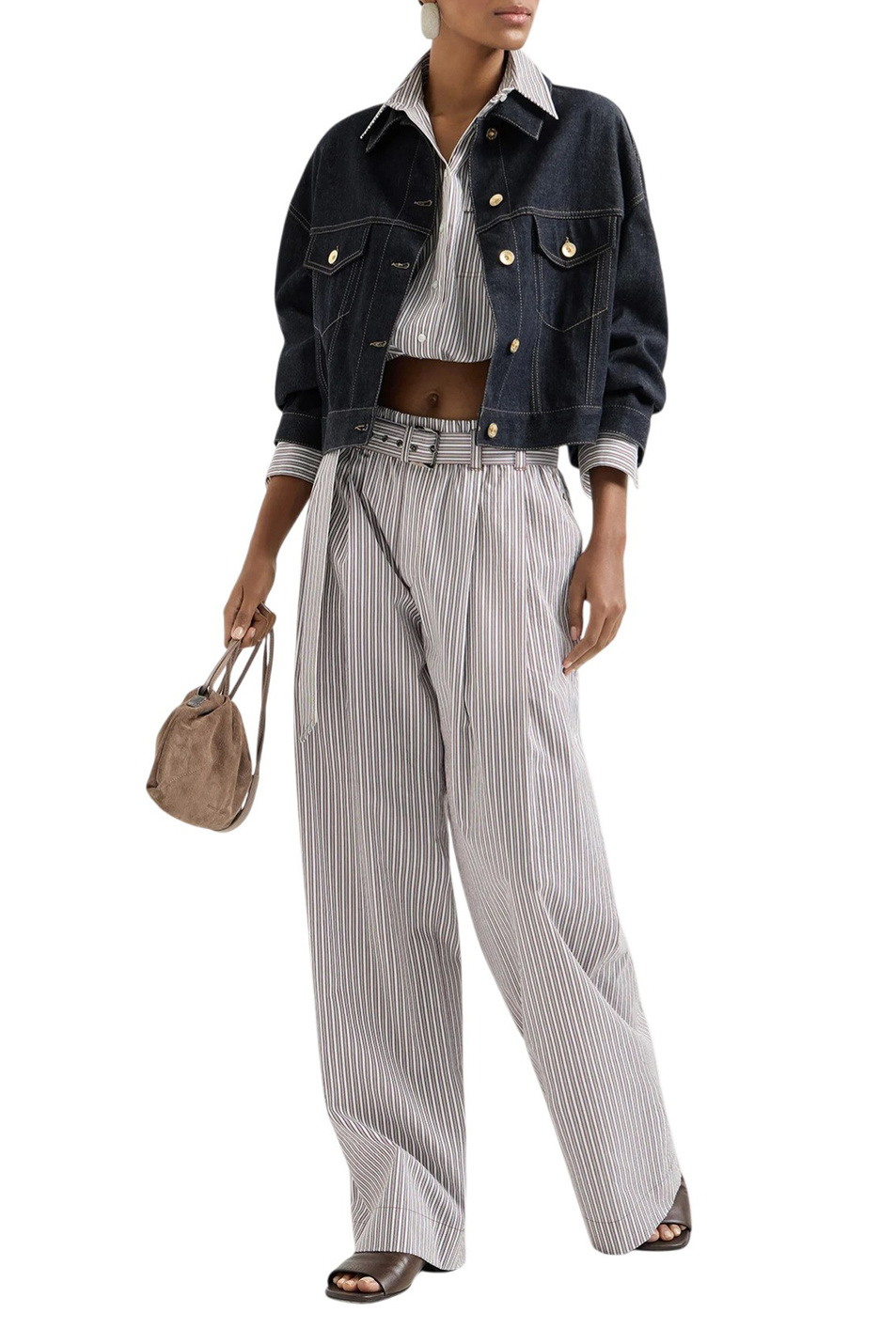 Женский Brunello Cucinelli Куртка джинсовая (цвет ), артикул ML1347672 | Фото 2