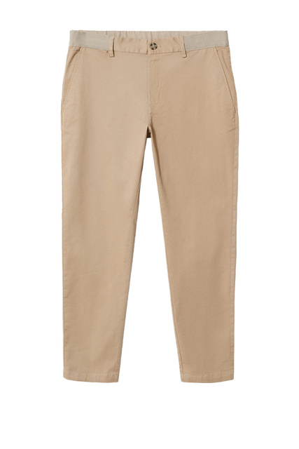 Зауженные брюки PRATO|Основной цвет:Бежевый|Артикул:47000556 | Фото 1
