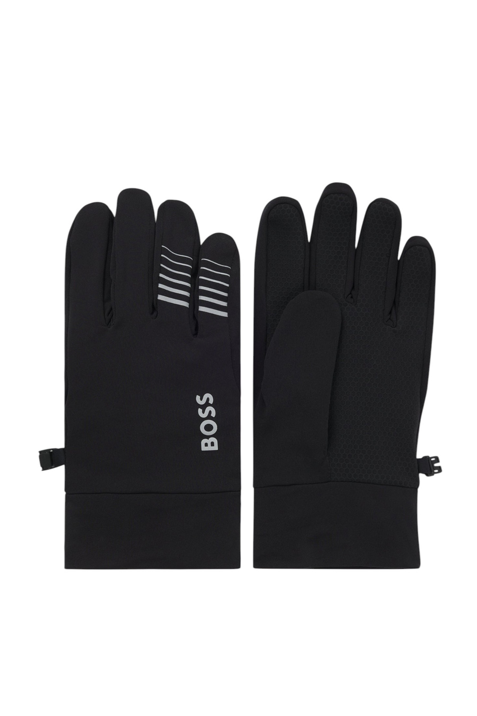 Мужской BOSS Перчатки Running с логотипом (цвет ), артикул 50548925 | Фото 1