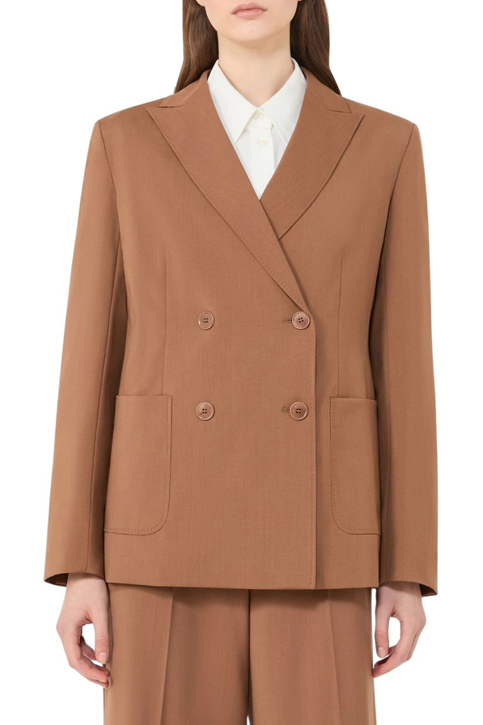 Женский Weekend Max Mara Пиджак ZINNIA из шерсти (цвет ), артикул 2615041031 | Фото 3