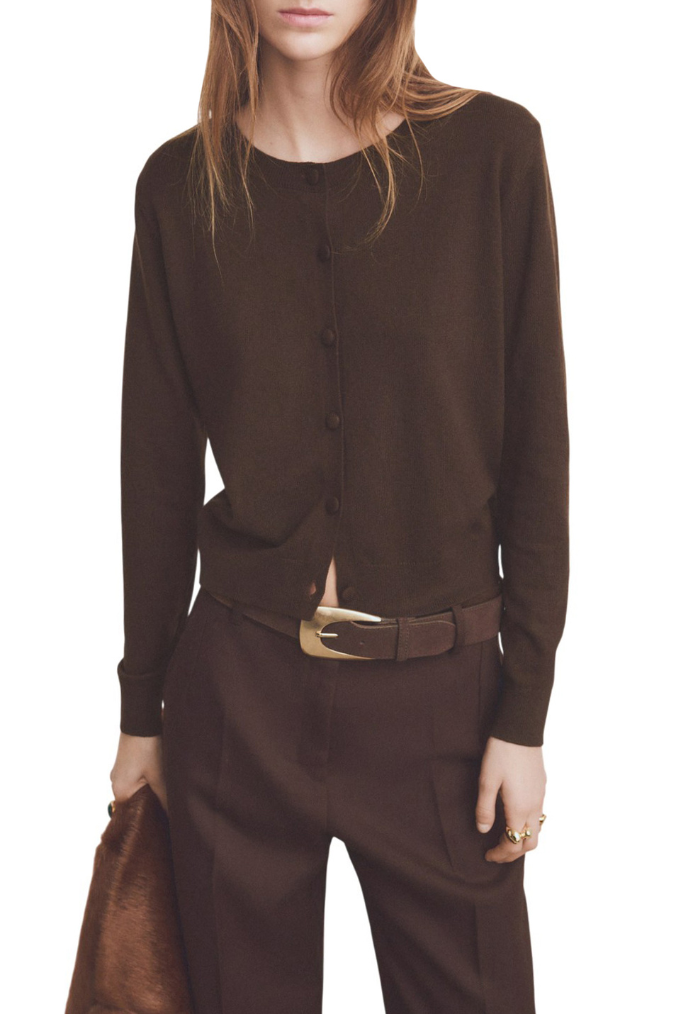 Женский Mango Кардиган REGALO на пуговицах (цвет ), артикул 27091274 | Фото 3