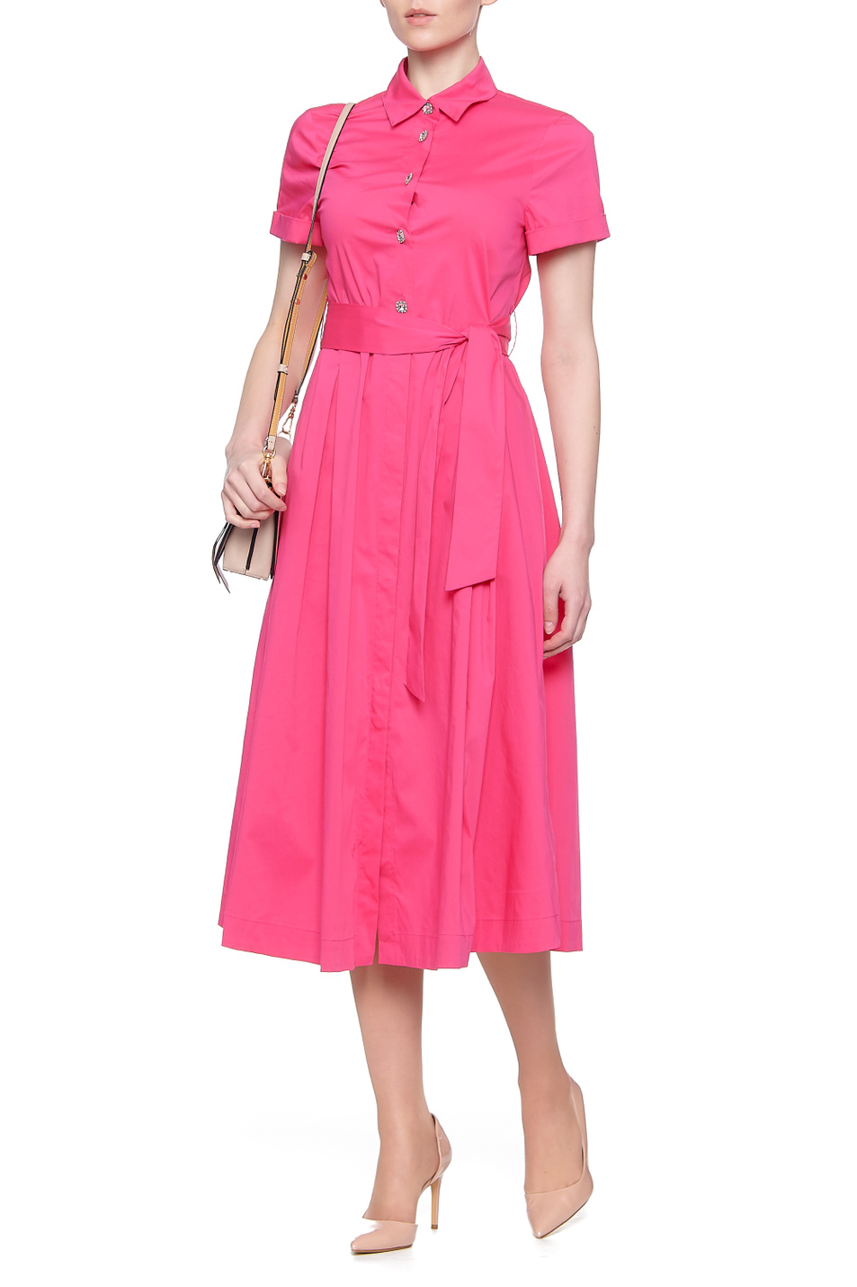 Liu Jo Платье-рубашка из смесового хлопка (цвет ), артикул CA1064T2392 | Фото 1