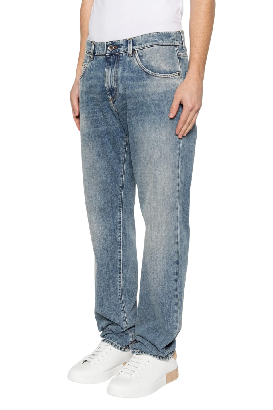 Мужской Dolce & Gabbana Джинсы из хлопка (цвет ), артикул GP02XD-G8OV8 | Фото 3