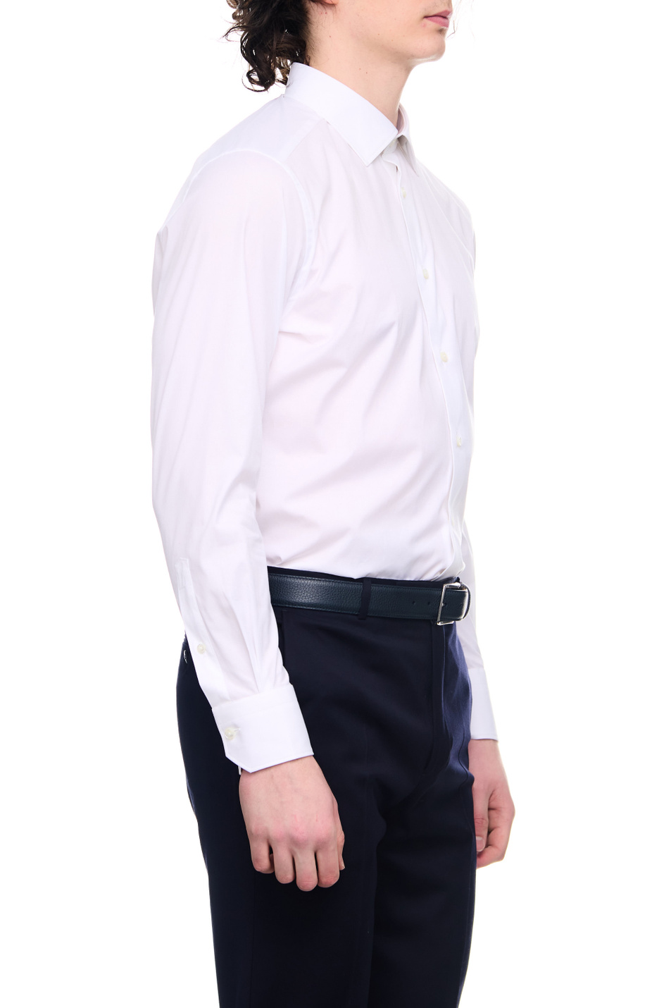Мужской Zegna Рубашка из эластичного хлопка (цвет ), артикул 504100A5-9MS0JI-G | Фото 3