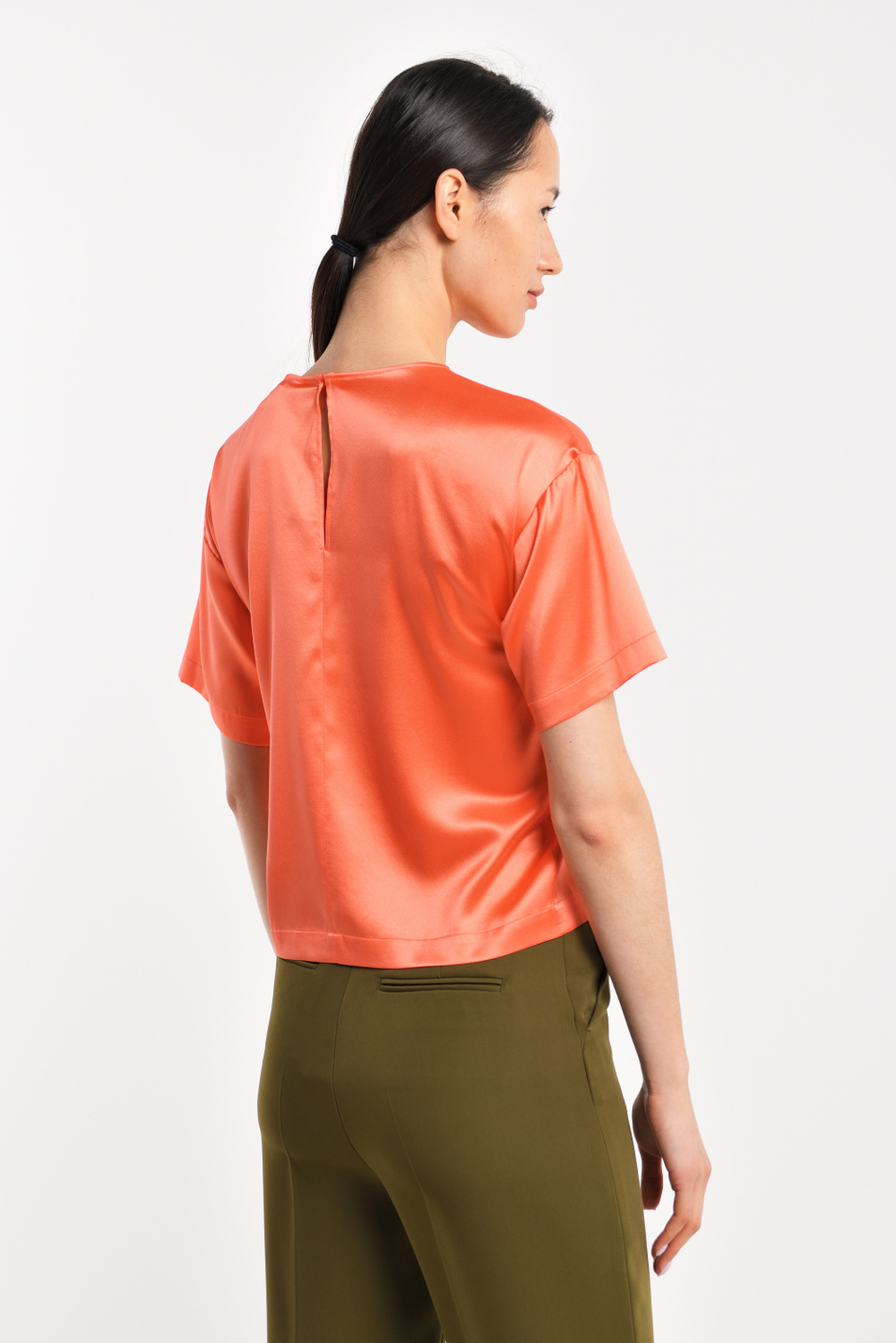Женский MAX&Co. Блузка из эластичного шелка (цвет ), артикул 61110120 | Фото 4