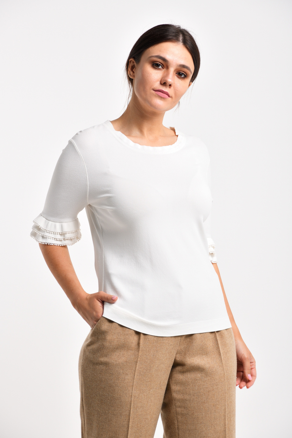 Женский Gerry Weber Блузка из трикотажа (цвет ), артикул 730262 | Фото 1