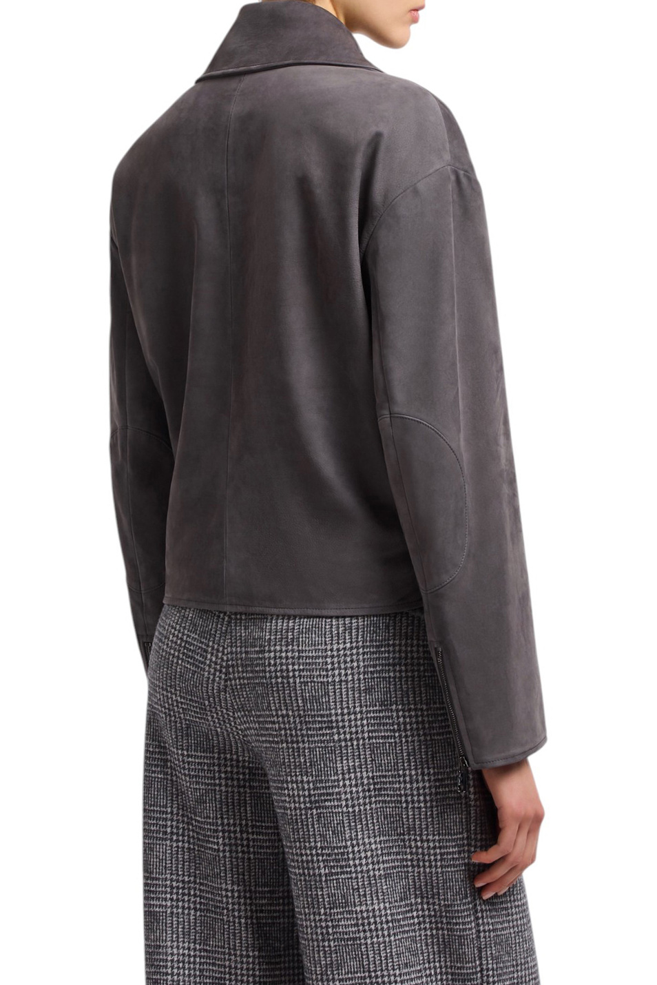 Женский Emporio Armani Куртка из натуральной кожи (цвет ), артикул EW002158-AF18877 | Фото 4