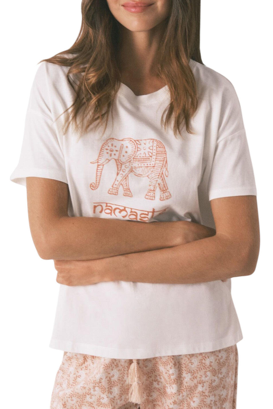 Женский Women'secret Футболка из хлопка (цвет ), артикул 3272286 | Фото 3