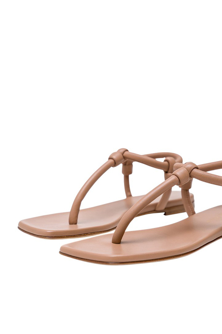 Женский Gianvito Rossi Сандалии Juno из натуральной кожи (цвет ), артикул G32395.05CUO.NAPPRAL | Фото 3